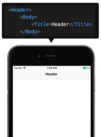 React Native code for Header in iOS using NativeBase